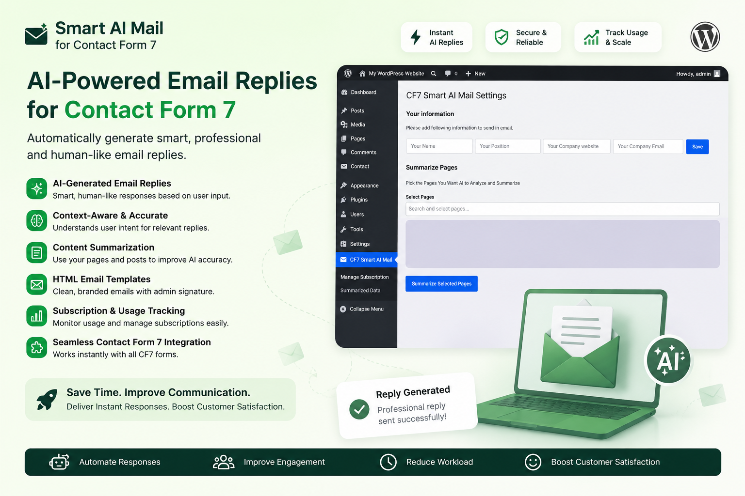 Smart AI Mail for Contact Form 7