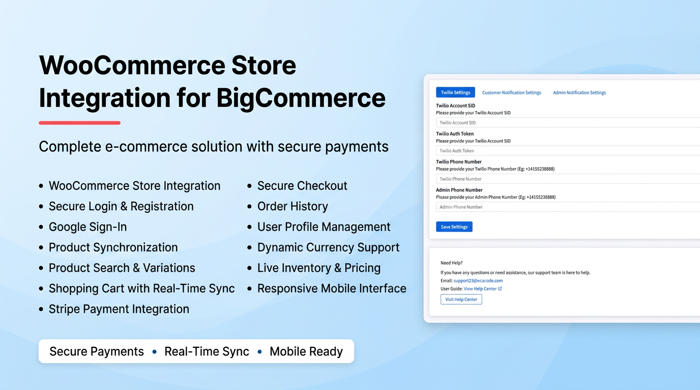 WhatsNotify BigCommerce